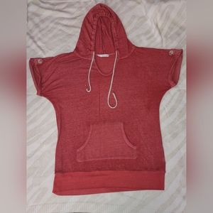 Women's Maurices Short Sleeve Hoodied Pullover